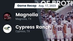 Recap: Magnolia  vs. Cypress Ranch  2023