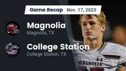 Recap: Magnolia  vs. College Station  2023