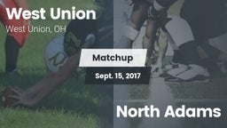 Matchup: West Union vs. North Adams 2017