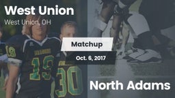 Matchup: West Union vs. North Adams 2017