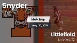 Matchup: Snyder  vs. Littlefield  2019