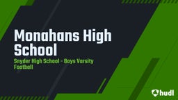 Snyder football highlights Monahans High School