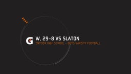 Snyder football highlights W, 29-8 VS Slaton