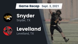 Recap: Snyder  vs. Levelland  2021