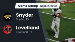 Recap: Snyder  vs. Levelland  2022