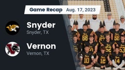 Recap: Snyder  vs. Vernon  2023