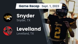 Recap: Snyder  vs. Levelland  2023