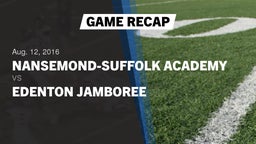 Recap: Nansemond-Suffolk Academy  vs. Edenton Jamboree 2016