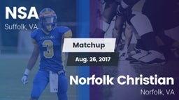 Matchup: Nansemond-Suffolk vs. Norfolk Christian  2017