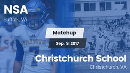 Matchup: Nansemond-Suffolk vs. Christchurch School 2017
