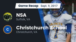 Recap: NSA vs. Christchurch School 2017