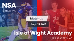 Matchup: Nansemond-Suffolk vs. Isle of Wight Academy  2017