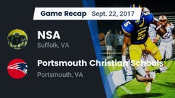 Recap: NSA vs. Portsmouth Christian Schools 2017