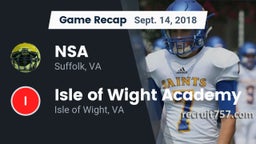 Recap: NSA vs. Isle of Wight Academy  2018