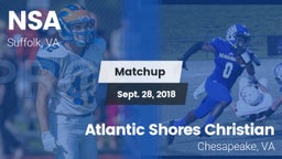Matchup: Nansemond-Suffolk vs. Atlantic Shores Christian  2018