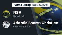 Recap: NSA vs. Atlantic Shores Christian  2018
