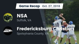 Recap: NSA vs. Fredericksburg Christian  2018