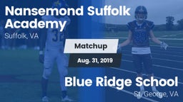 Matchup: Nansemond-Suffolk vs. Blue Ridge School 2019
