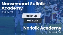 Matchup: Nansemond-Suffolk vs. Norfolk Academy 2019