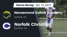 Recap: Nansemond Suffolk Academy vs. Norfolk Christian  2019