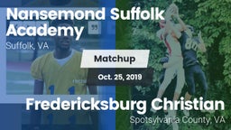 Matchup: Nansemond-Suffolk vs. Fredericksburg Christian  2019
