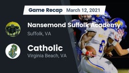 Recap: Nansemond Suffolk Academy vs. Catholic  2021