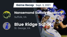 Recap: Nansemond Suffolk Academy vs. Blue Ridge School 2021