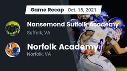 Recap: Nansemond Suffolk Academy vs. Norfolk Academy 2021
