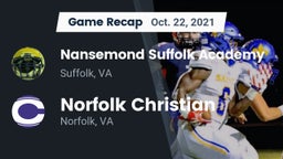 Recap: Nansemond Suffolk Academy vs. Norfolk Christian  2021