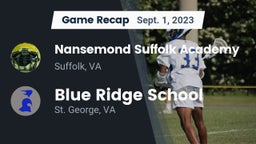 Recap: Nansemond Suffolk Academy vs. Blue Ridge School 2023