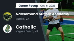Recap: Nansemond Suffolk Academy vs. Catholic  2023
