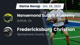 Recap: Nansemond Suffolk Academy vs. Fredericksburg Christian  2023