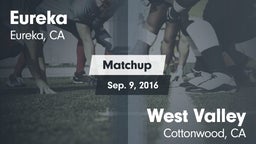 Matchup: Eureka  vs. West Valley  2016