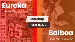 Matchup: Eureka  vs. Balboa  2017
