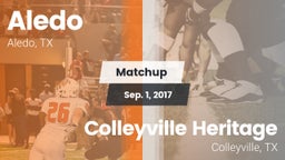 Matchup: Aledo  vs. Colleyville Heritage  2017