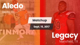 Matchup: Aledo  vs. Legacy  2017