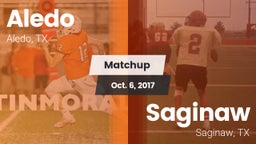 Matchup: Aledo  vs. Saginaw  2017