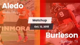 Matchup: Aledo  vs. Burleson  2018