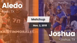 Matchup: Aledo  vs. Joshua  2018
