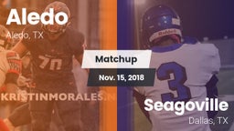 Matchup: Aledo  vs. Seagoville  2018