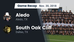 Recap: Aledo  vs. South Oak Cliff  2018
