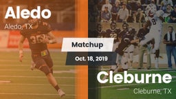 Matchup: Aledo  vs. Cleburne  2019