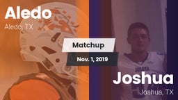 Matchup: Aledo  vs. Joshua  2019