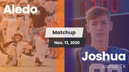 Matchup: Aledo  vs. Joshua  2020