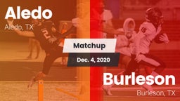 Matchup: Aledo  vs. Burleson  2020