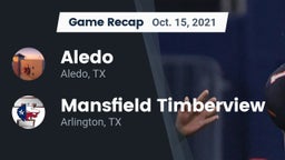 Recap: Aledo  vs. Mansfield Timberview  2021