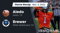 Recap: Aledo  vs. Brewer  2022