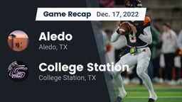 Recap: Aledo  vs. College Station  2022