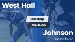 Matchup: West Hall High vs. Johnson  2017