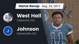Recap: West Hall  vs. Johnson  2017